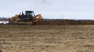 Перемещение грунта Бульдозером 3