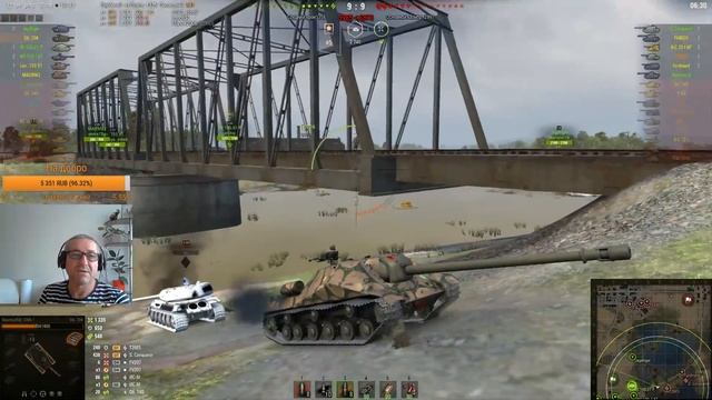 18+WOT Дед в танке, бюджетный стрим минимум голды, обычные ремки, розыгрыш подарка на 1000 подписч смотреть онлайн