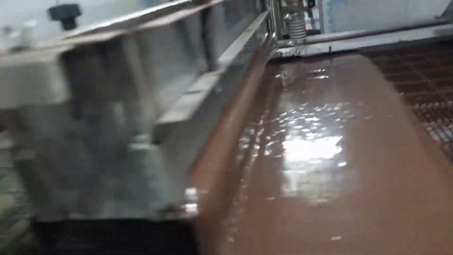 Глазировочная машина КОГ-400 в работе