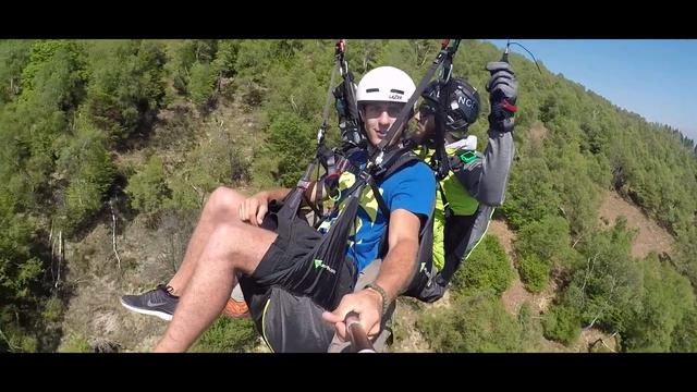 Paragliding Tandem Flight in Ticino | GoPro 5 смотреть онлайн