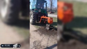 Ямобур 1W-60 в работе