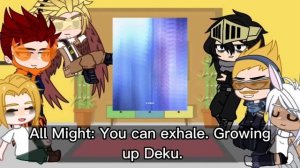 Past Pro heroes react to Izuku Midoriya | Deku | Gacha Club | Part 2