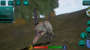 выживание алозавра (the cursed isle) съемка про игру