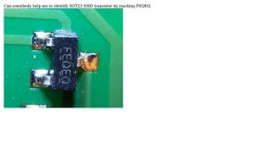 Electronics: Need help! SOT23 SMD transistor identify by marking FEQEQ