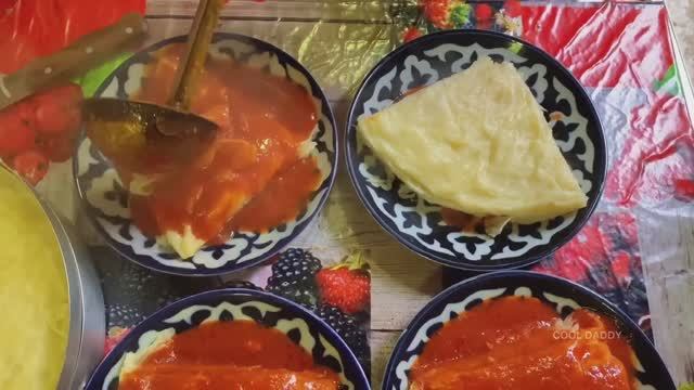 Узбекистан. Домашний ханум. Вкусная узбекская национальная еда. Видеоблог о уличной еде смотреть онлайн