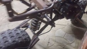 самодельный мотовездеход. Двигатель lifan 170f, вариатор tav2 30