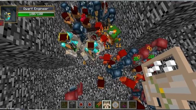 Triton Army Vs Dwarf Army Minecraft Army Vs Army Battle смотреть онлайн