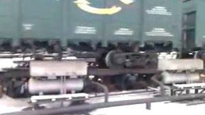 Работа вагонных замедлителей при роспуске составов