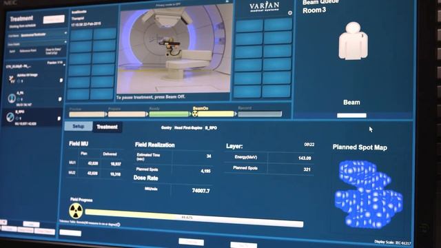How is proton therapy planned and carried out?