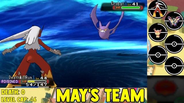 POKEMON ALPHA SAPPHIRE HARDCORE NUZLOCKE BUT I USE MAYS SHINY TEAM смотреть онлайн