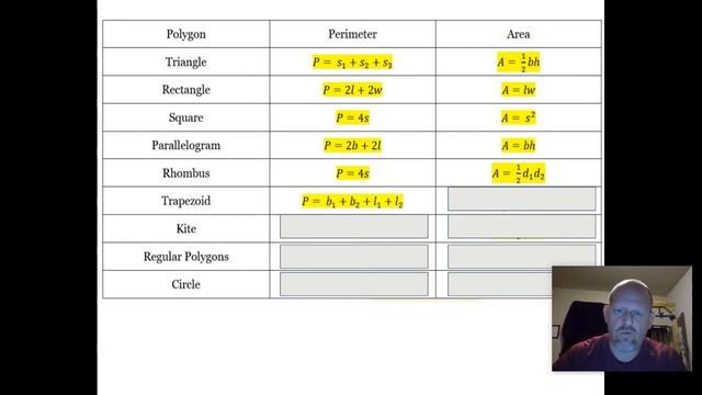EB2-0 - Perimeter and Area of Basic Shapes смотреть онлайн