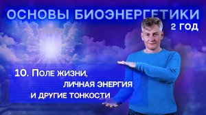 10. Поле жизни, своя энергия и другие тонкости. "Основы Биоэнергетики 2 год".