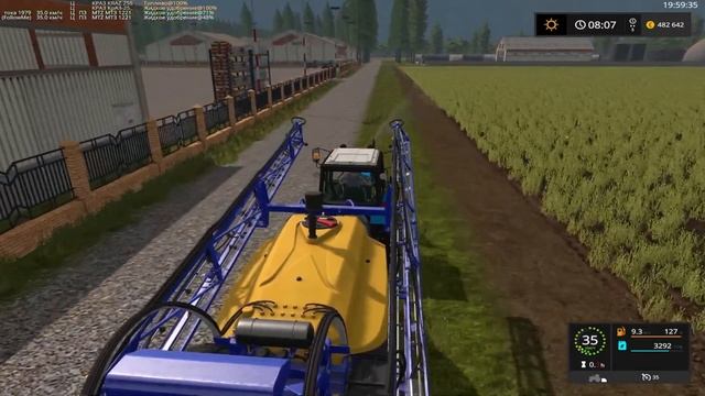 #Летсплей#Farming Simulator 17# КАРТА # «Урожай» V 1.6 #УДОБРЕНИЕ ПОЛЕЙ И КОРМ СКОТА # смотреть онлайн