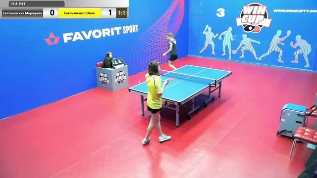 Салтановская Маргарита 3-1 Емельяненко Юлия Дневной Турнир 3 15.10.2019 Win Cup зал 3 Прямой эфир смотреть онлайн