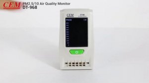 Air Quality Monitor and CEM DT-968