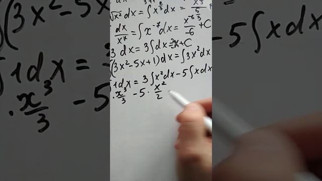 Неопределенный интеграл 1