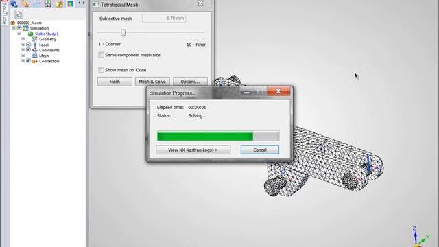 GEOPLM Siemens PLM Solid Edge CAE SE SIM demo1 смотреть онлайн