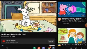 horrid henry and characters yelling noooo