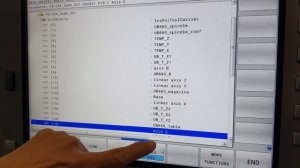 Heidenhain TNC640 Kinematic compensation setting parameters' position for Feeler UB660