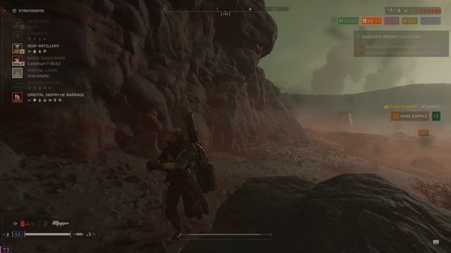 Helldivers 2 8K 60 FPS HDR VERNEN WELLS EVACUATE PRIOITY CITIZENS LEVEL 72 HELLDIVE DIFFICULTY смотреть онлайн