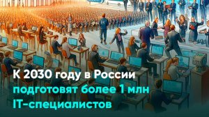 К 2030 году в России подготовят более 1 млн IT-специалистов