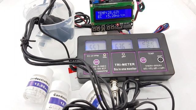 3.1.5. [Smart Farming] ♡ Arduino SKU DFR0300 EC Sensor vs EC meter смотреть онлайн