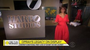 Gayle King's emotional reflection on "Watching Oprah" exhibit