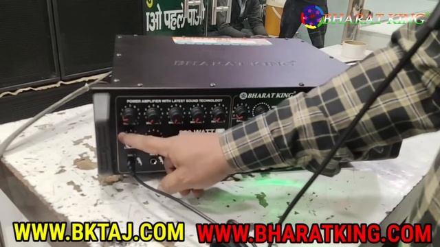 BHARAT ELECTRONICS KGF SERIES 800 WATT AMPLIFIER ECHO PRICE 14500 VOLT METER