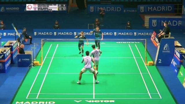Madrid Spain Master 2023 ||M. S. Fikri/Bagas Maulana Vs S. Jomkoh/K. Kedren || Berjuang hingga Akhi