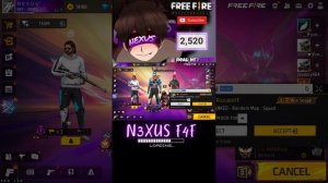 Nexus Is live !!🥵Competing Against Best Subscribers Squad👿#freefire #classyfreefire #live #funny #2