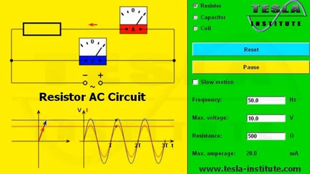 Resistor in AC Circuit смотреть онлайн