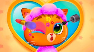 Суровый КОТИК БУБУ и МИМИ #3. Макияж для кота. Игра Bubbu & Mimmi World на Игрули TV