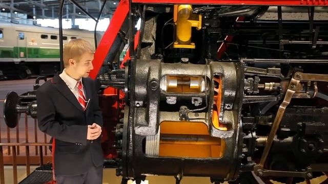 Паровоз. Устройство. Внутри будки машиниста смотреть онлайн