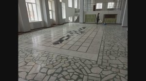 Полировка брекчии.