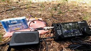 Трансивер Xiegu 6100, первые походные QSO на 14 МГц.