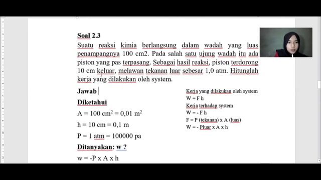 (84) 5 Hukum pertama konsep-konsep: latihan nomor 2.1 - 2.5 (halaman 64 PW Atkins) смотреть онлайн