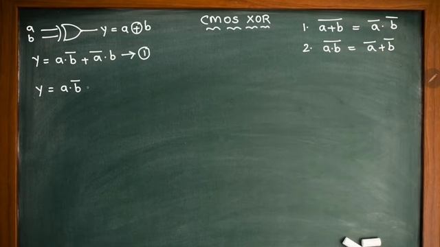 CMOS XOR Boolean Expression to draw Schematic || #schematics  #ace #ece #vlsidesign #vlsi