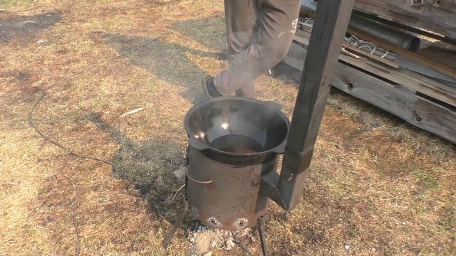 ОТКРЫТИЕ ДАЧНОГО СЕЗОНА 2023 ГОТОВЛЮ ПЛОВ В КАЗАНЕ НА ОТКРЫТОМ ОГНЕ