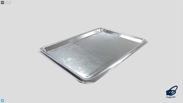 CC0 - Tray - low poly PBR 3d model смотреть онлайн