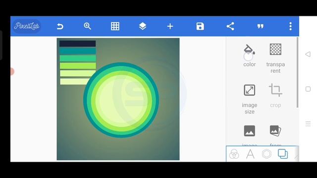 Landscape Vector Art | Vector Illustration on Android | PixelLab Editing Tutorial | Mobile Graphics