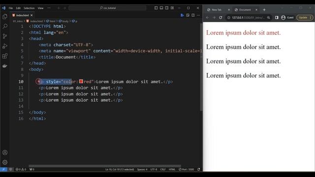 CSS Tutorial | Learn CSS from Beginner to Advanced (Introduction) смотреть онлайн