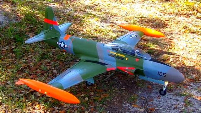 T-33 De Germ-manized , custom paint added tan on wings and fuselage 8 lights 3 static 5 Flashing