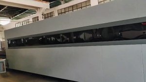 Сборка Лазерного станка LL-6025 12 kw Raycus перед отправкой в Россию.