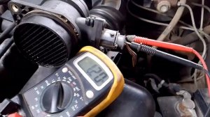 Проверка ДМРВ  ВАЗ 2110 2111 2114 2115 проверка датчика дмрв ваз