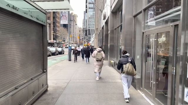 Virtual Travel Manhattan New York Walking Tour смотреть онлайн