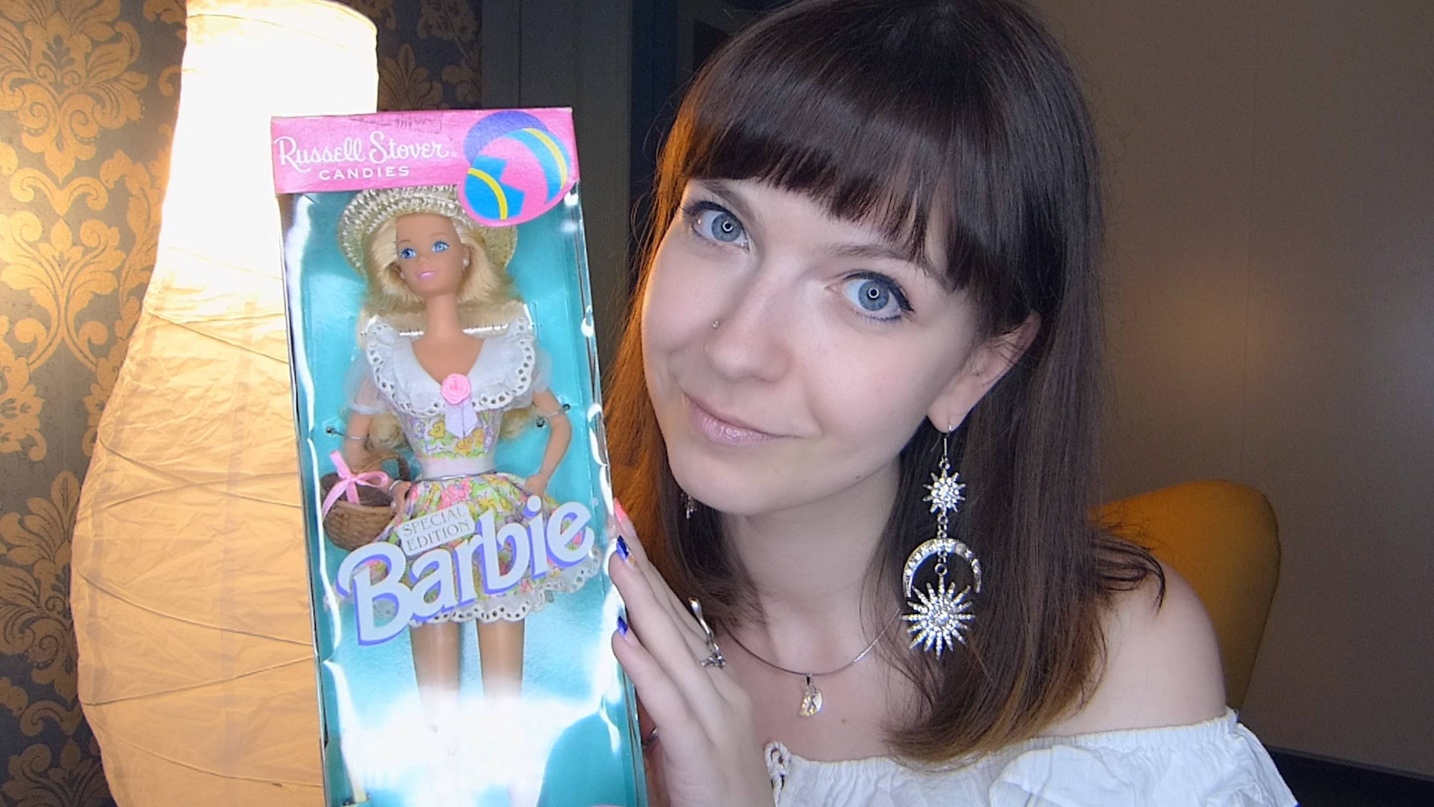 АСМР ASMR Болталка и распаковка куклы Барби 90х Russel Stover Candies Barbie Шепот