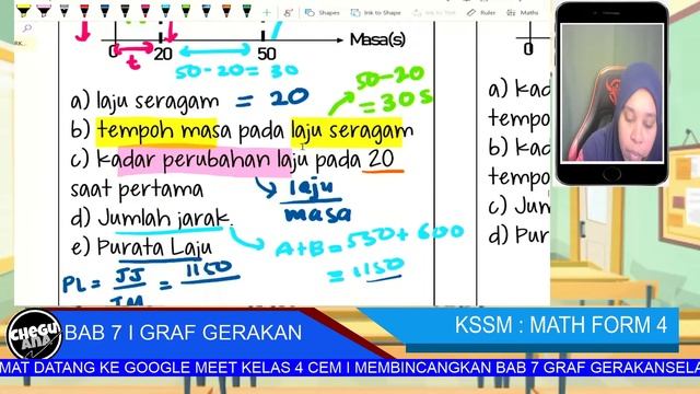 [KSSM FORM 4] GOOGLE MEET 4 CEM I GRAF GERAKAN смотреть онлайн
