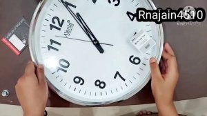 Ajanta quartz Wall Clock UNBOXING, DEMO, REVIEW  | Ajanta Wall Clock | Ajanta quartz Wall Watch