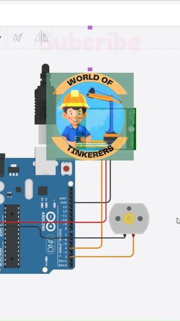 Hands-Free Sanitizer Dispenser: PIR Sensor + DC Motor Hack | Tinkercad | 60 second Design prep