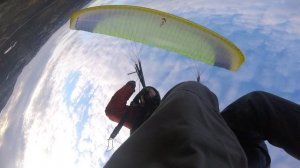 Параглайдинг. Первая спиралька :)